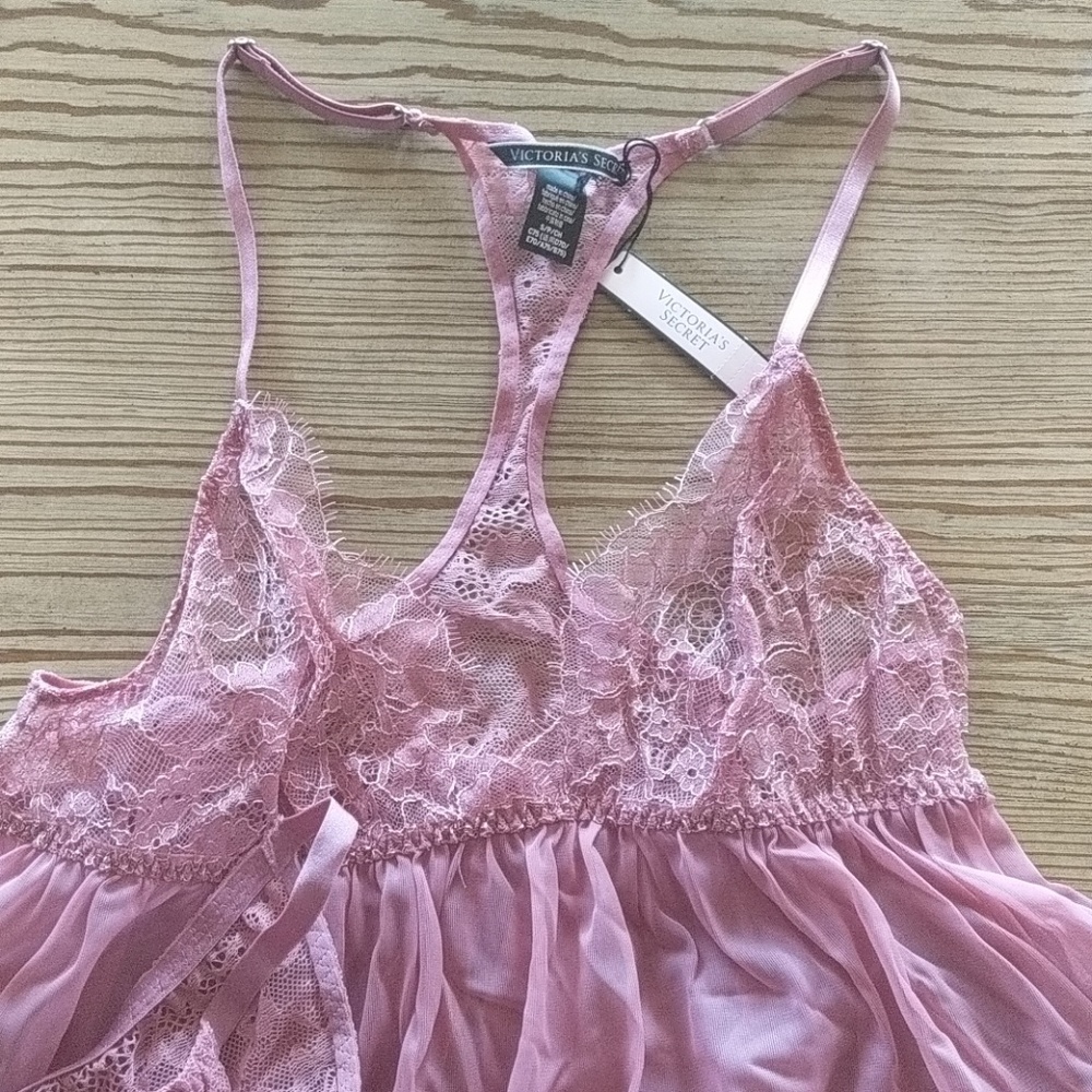 ❤️Victoria's Secret mauve❤️Teddy Set